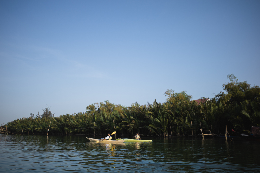 Chèo thuyền kayak tại Cẩm Thanh Hội An