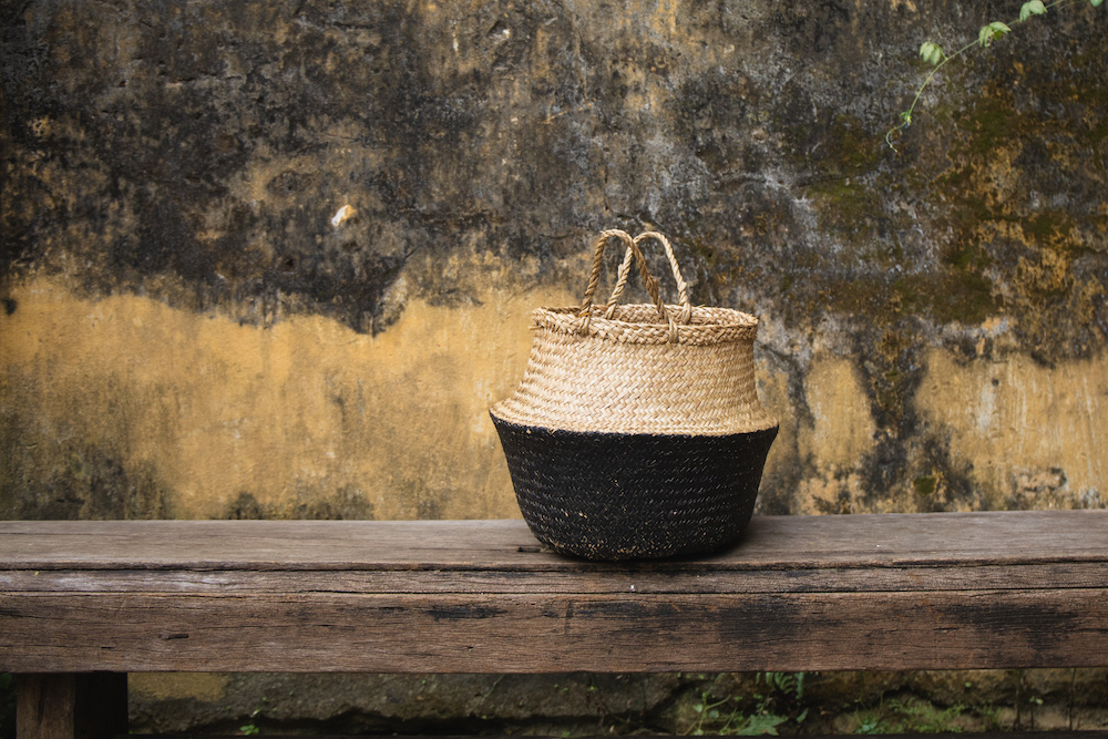 Bamboo baskets and sedge mats - Hoi An souvenirs