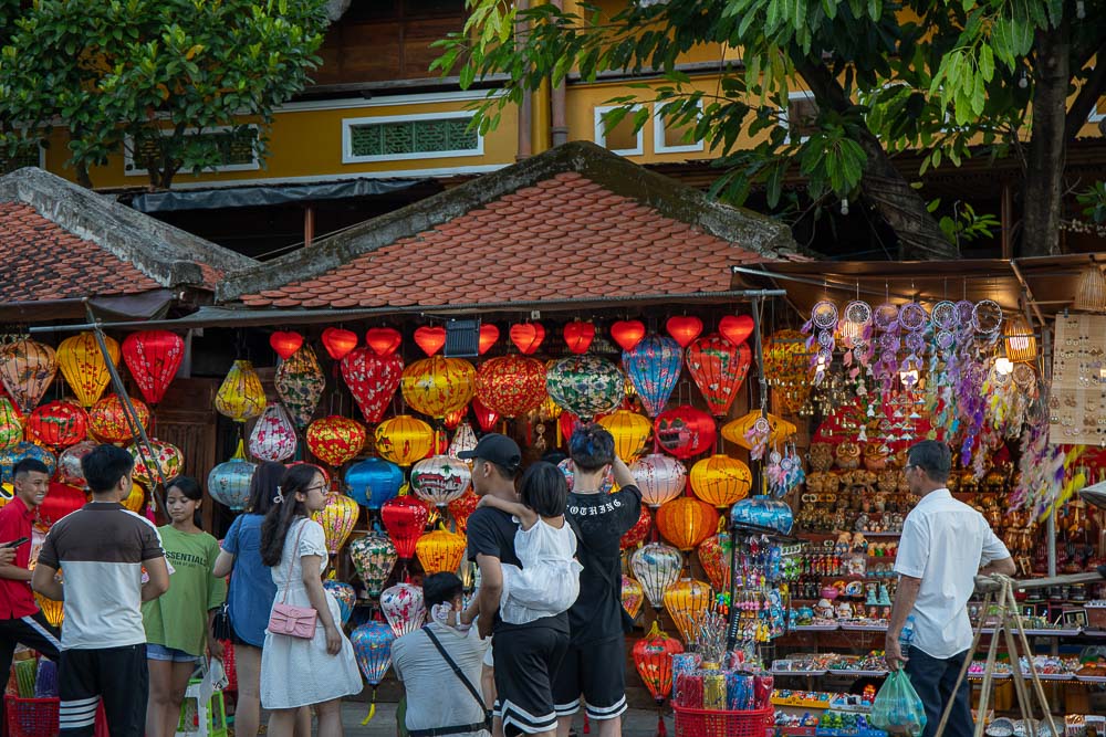 Preparations for the Mid-Autumn Festival in Hoi An Vietnam